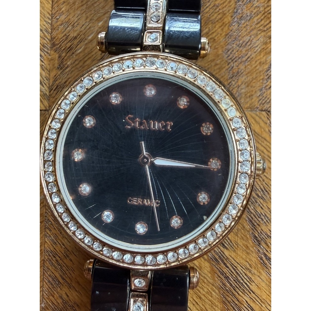 Vintage Ladies' Watches All Running Anne Klein, Stauer, Seiko, Waltham Lot Of 4 - Picture 7 of 16